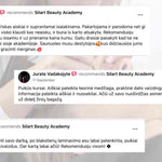 Mokinių atsiliepimai apie antakių ir blakstienų kursus online