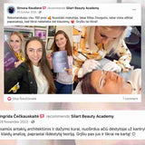 Mokinių atsiliepimai apie antakių korekcijos kursus online
