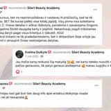 Mokinių atsiliepimai apie antakių korekcijos kursus online