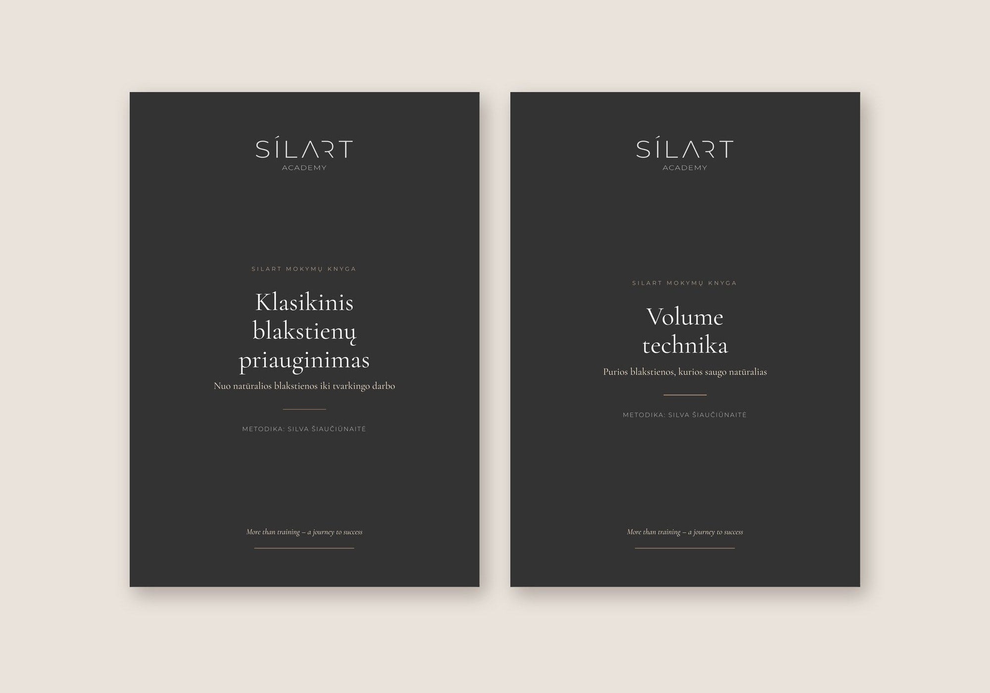 Silart blakstienų priauginimo knygos: Klasika ir Volume