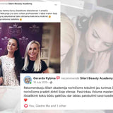 Atsiliepimai apie klasikinio blakstienų priauginimo kursus