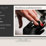 Manikiūro kursai online pradedantiesiems: kurso programa ir pamoka ekrane