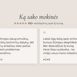 Mokinių atsiliepimai apie nagų priauginimo kursus online: 100+ atsiliepimų