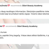 Nagų priauginimo kursai Klaipėda mokinių atsiliepimai